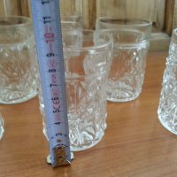 Стъклени кристални чаши, снимка 5 - Чаши - 36992157