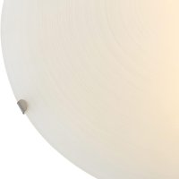 Традиционно матирано бяло 30 см стъклено таванно осветление| 2 x E27 |, снимка 4 - Лампи за таван - 43143679