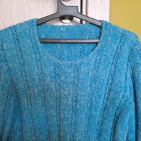 Дамска зимна плетена блуза, снимка 2 - Блузи с дълъг ръкав и пуловери - 43880734