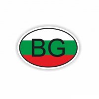 Стикер за кола BG със знаме , автомобилни стикери бг / BG, снимка 1 - Аксесоари и консумативи - 28673429