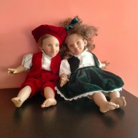 Характерни испански кукли 38 - 40 см  Цената е за две кукли, снимка 2 - Колекции - 39943379