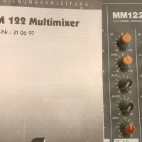 Phonic MM122  12 Channel Mixing, снимка 10 - Ресийвъри, усилватели, смесителни пултове - 44078755