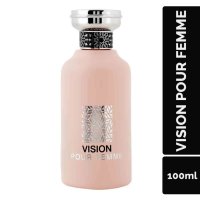 Оригинален Арабски парфюм Vision Pour Femme Eau De Parfum 100ml, снимка 6 - Дамски парфюми - 43923357