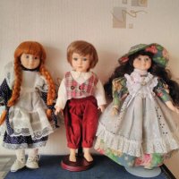 Порцеланови кукли,стара Австрийска ръчна изработка-рисувани., снимка 1 - Колекции - 43504820