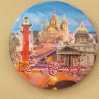 Автентичен магнит от Санкт Петербург, Русия-серия, снимка 2 - Колекции - 44118094