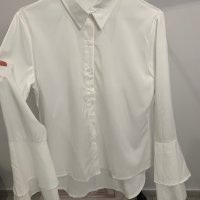 Бяла риза в размер L, снимка 8 - Ризи - 44096870