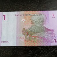 Банкнота - Конго - 1 сентим UNC | 1997г., снимка 4 - Нумизматика и бонистика - 27555416