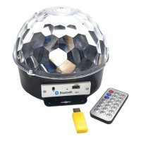 Диско лед лампа с дистанционно управление и флашка , снимка 1 - CD дискове - 43218442