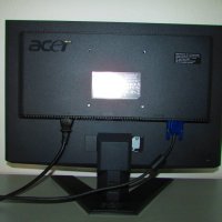 LCD МОНИТОР ACER X193W, снимка 4 - Монитори - 28904583