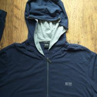 hugo boss jacket hooded - страхотно мъжко горнище КАТО НОВО, снимка 8 - Спортни дрехи, екипи - 40580781