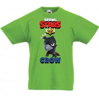 Детска тениска Crow 4 Brawl Stars, снимка 3 - Детски тениски и потници - 32920392