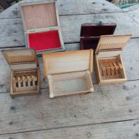 Стари дървени кутии, снимка 2 - Антикварни и старинни предмети - 37545027