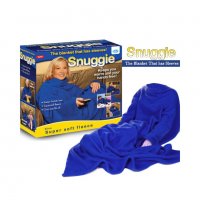 Одеяло с ръкави SNUGGIE - син и червен, снимка 5 - Олекотени завивки и одеяла - 39063880