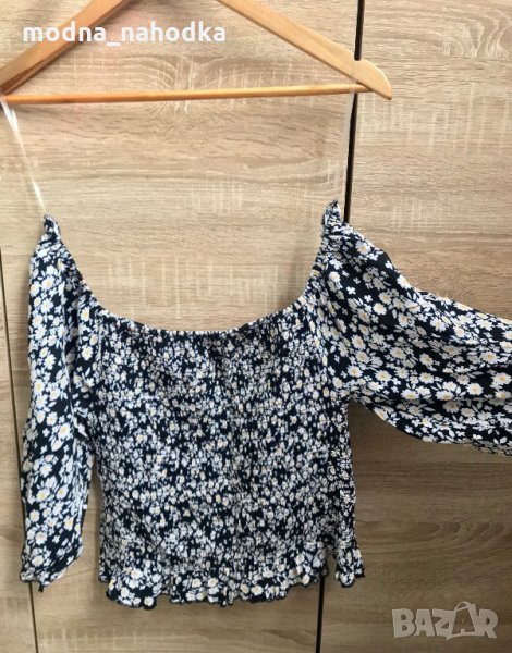 Летен топ с голи рамене FBSISTER, размер M, снимка 1