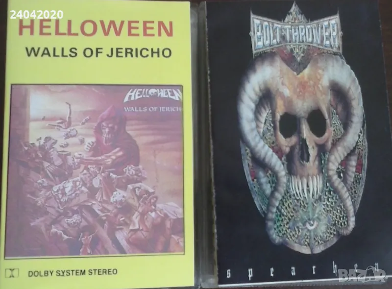 Bolt Thrower/Helloween аудио касети, снимка 1