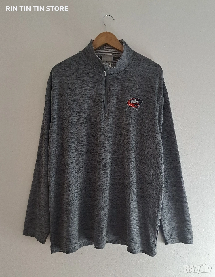 COLUMBUS BLUE JACKETS x NHL x Quarter Zip Pullover , снимка 1