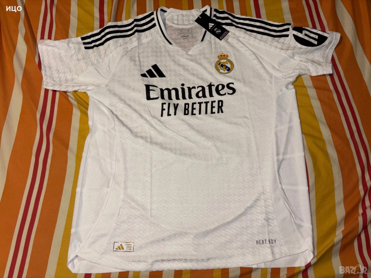 Нова футболна фланелка adidas REAL H JSY AU 2024/25, снимка 1