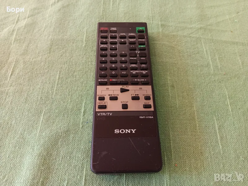 SONY VTR/TV/VHS дистанционно, снимка 1