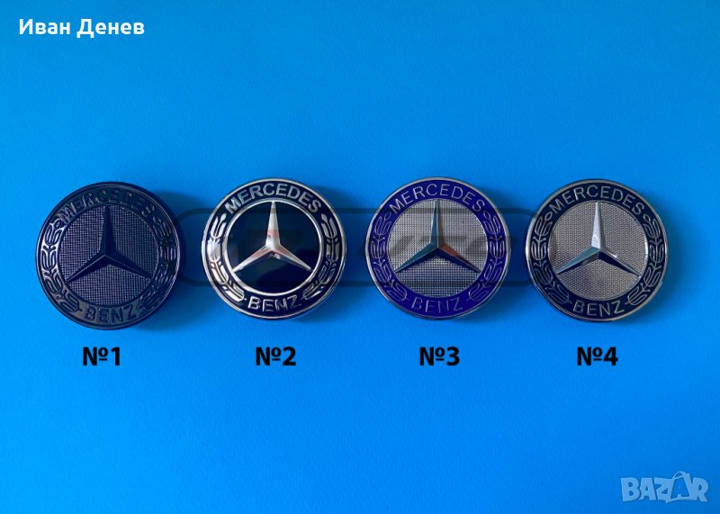 Емблема за Mercedes Benz тапа / Мерцедес w220 w203 w211 CDI w204 w210, снимка 1