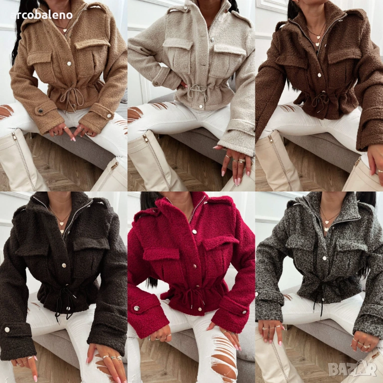 Дамско късо преходно яке, 7цвята , снимка 1