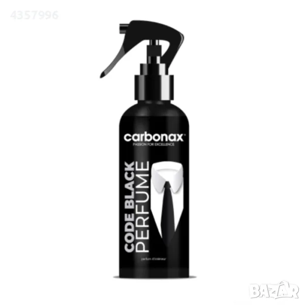  Парфюм за автомобил ''Code Black'' Carbonax 150ml, снимка 1
