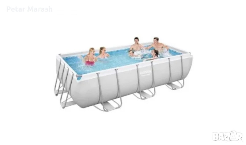 Басейн с Метална Рамка BESTWAY 56441 404x201x100см, снимка 1