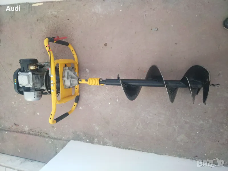 Бензинов двоен свредел за земя, снимка 1