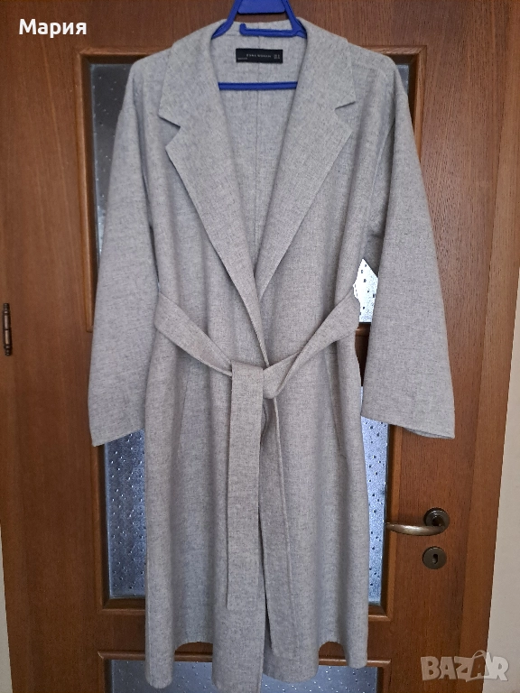 100 % вълнено палто на ZARA, снимка 1