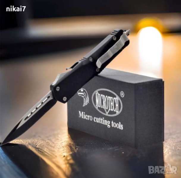 автоматичен нож мега здрав Tactical Microtech за оцеляване самозащита, снимка 1