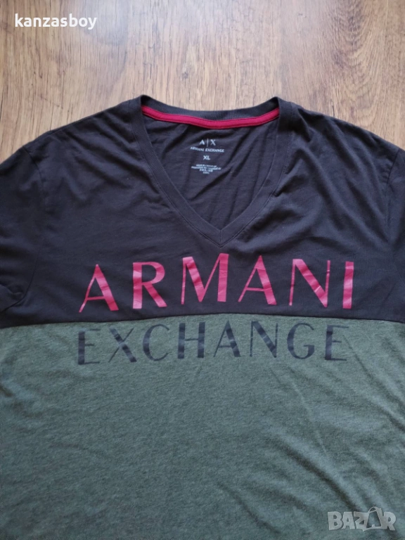 armani exchange - страхотна мъжка тениска XL, снимка 1