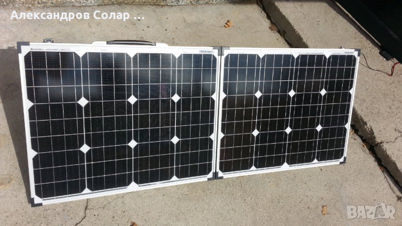 Соларен куфар 100 W моно с контролер, снимка 1