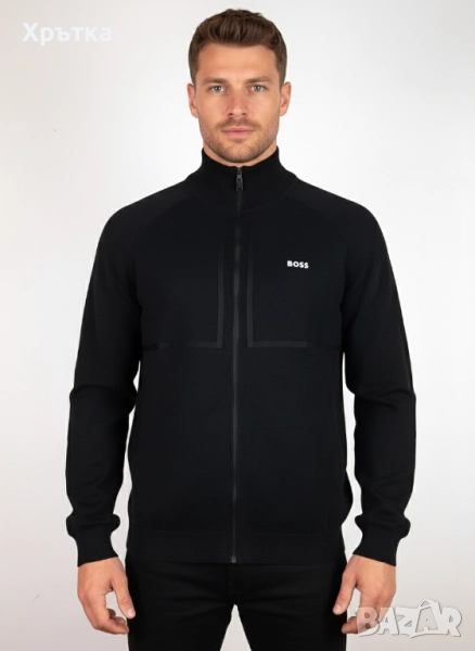 Hugo Boss - Оригинална мъжка жилетка с цип размер L, снимка 1