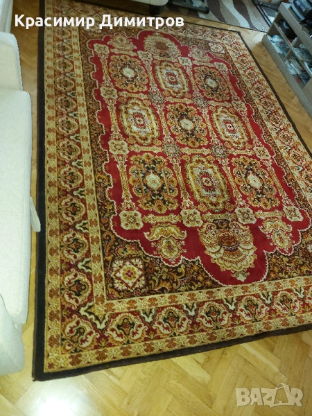 Красив персийски вълнен килим сръбски 2/3 м., като нов.  , снимка 1