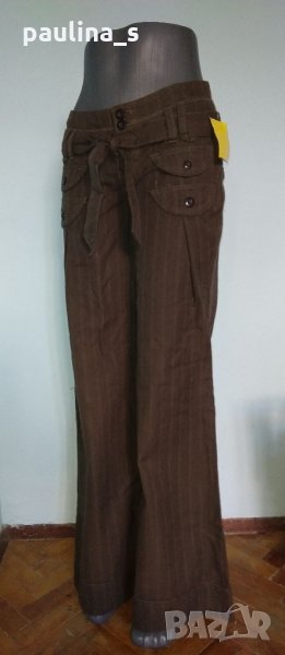 Дънкови панталони - широк крачол "missCreeks" , снимка 1