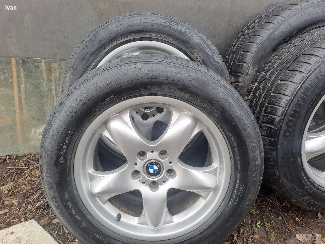 оригинални джанти с гуми 18 цола за BMWx5,x3, снимка 1