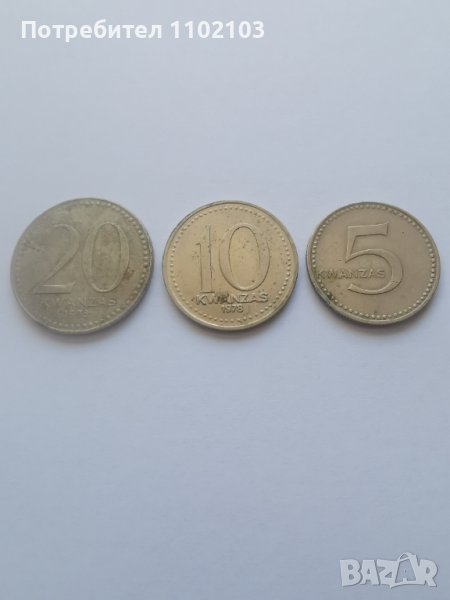 Лот стари монети от Ангола, снимка 1