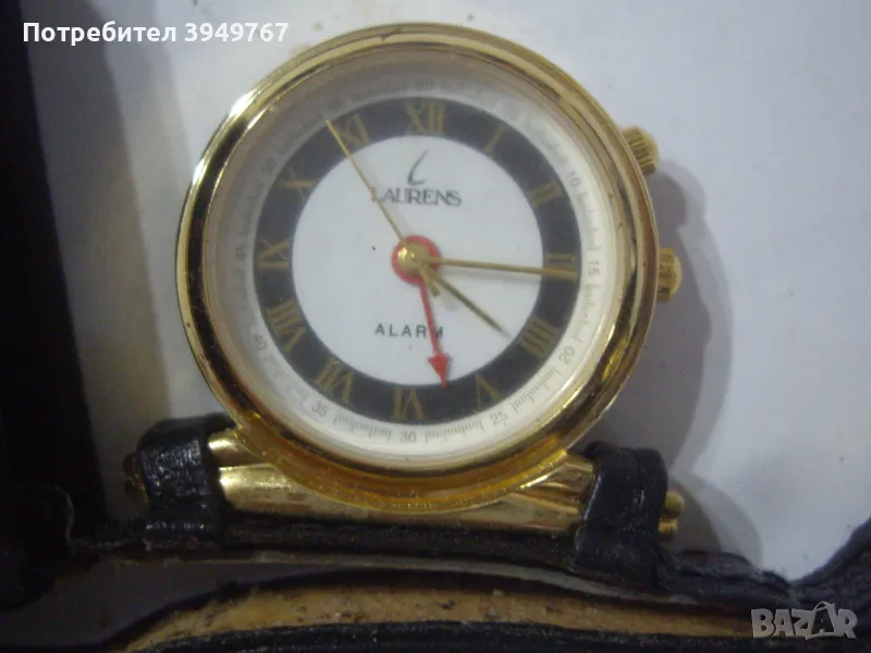 Стар позлатен кварцов часовник., снимка 1