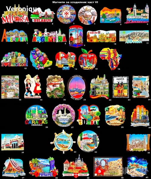 Магнити за хладилник част VI , снимка 1