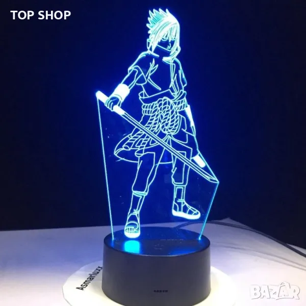 NARUTO 3Д лампа с 3 плаки, снимка 1