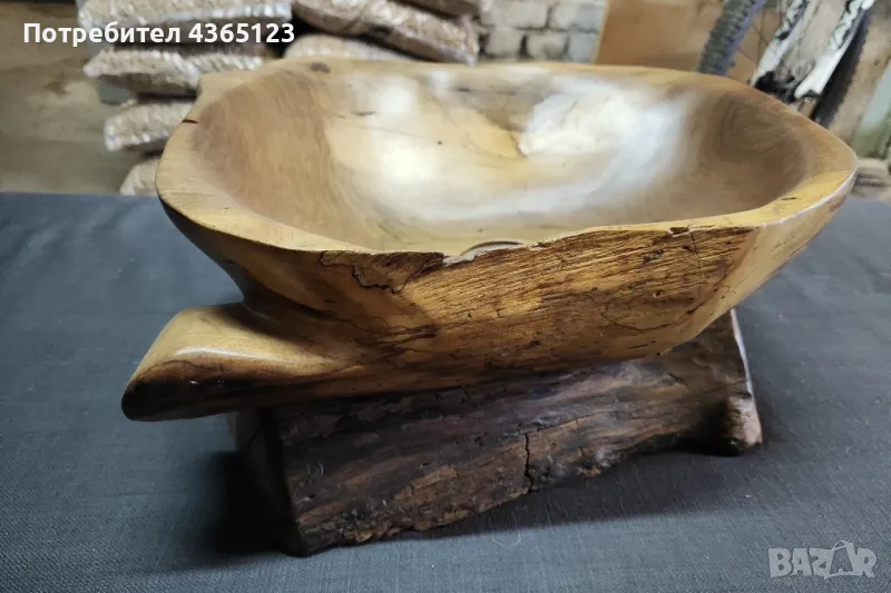 Дизайнерски мивки от орех , снимка 1