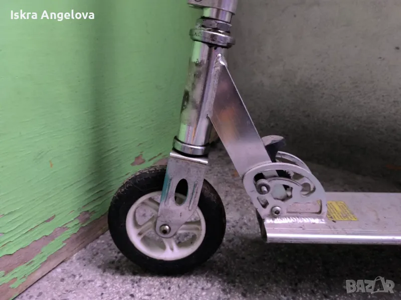 Сгъваема детска тротинетка с  крачна  спирачка, снимка 1