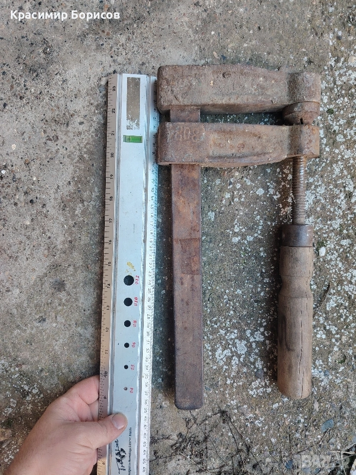 стяга дърводелска масивна, снимка 1