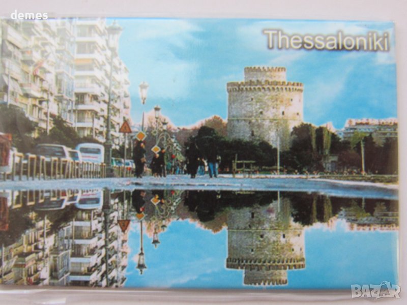 Метален магнит от Солун, Гърция, снимка 1