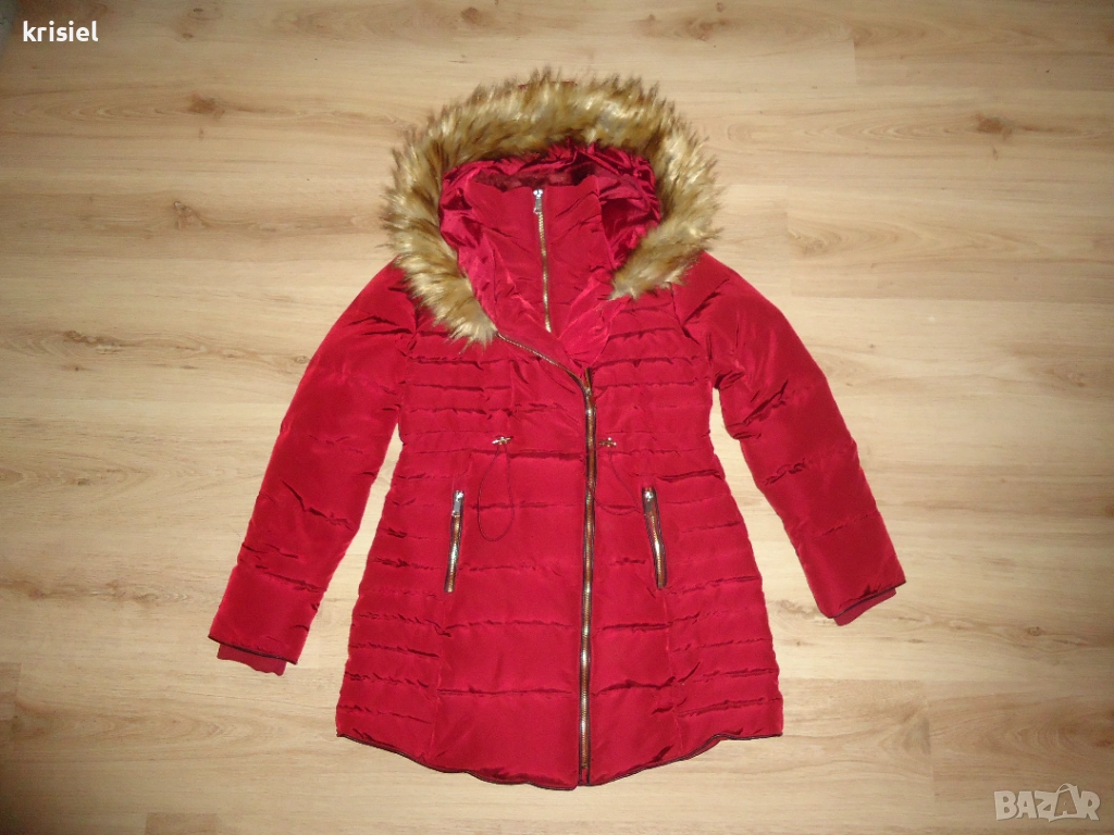 ЗИМНО ТОПЛО ЕЛЕГАНТНО ЯКЕ С ГЪШИ ПУХ--М номер, снимка 1