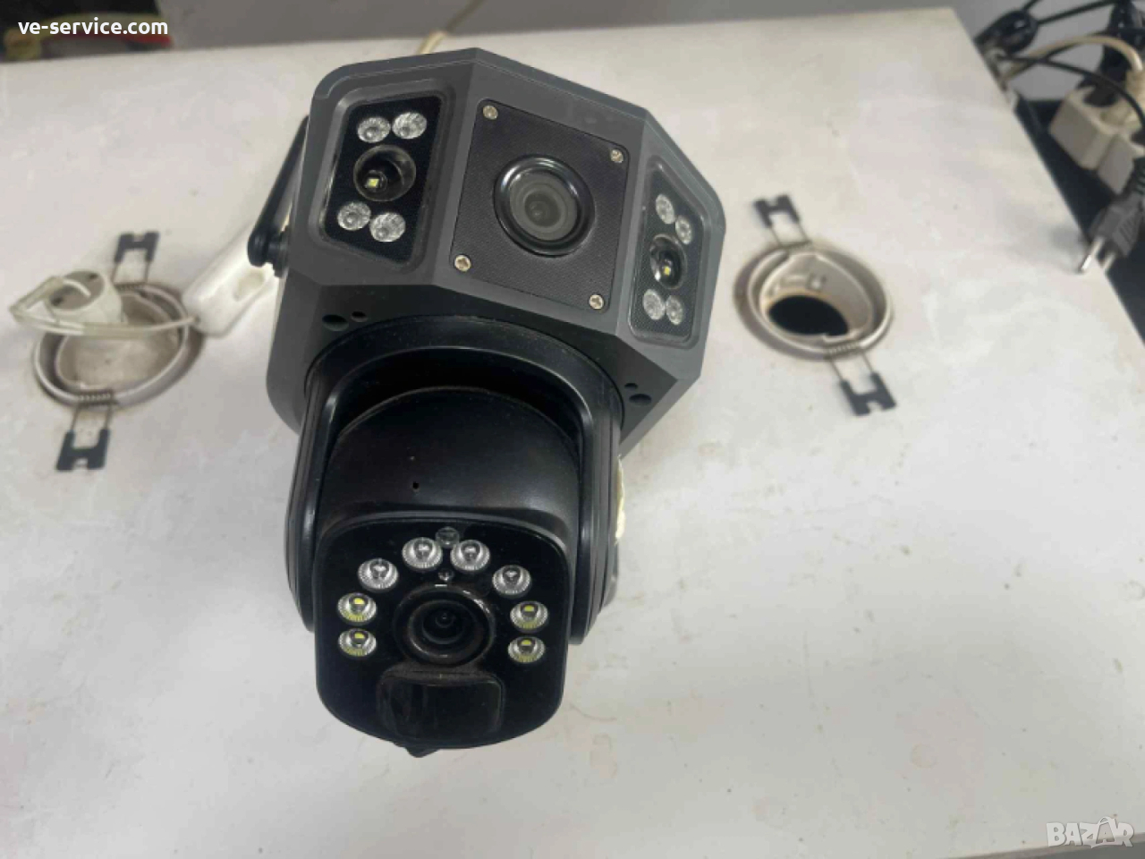 ИП/4G Камера SH600JDL-4G/WIFI със слот за SIM карта, два обектива, Colorview, снимка 1