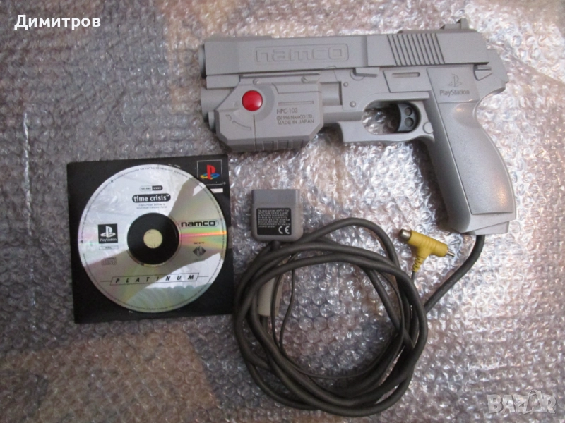 NAMCO GUN PS1 ПИСТОЛЕТ/ПРОЧЕТИ ОПИСАНИЕТО!, снимка 1