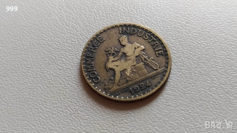 1 франк 1924 Франция, снимка 1