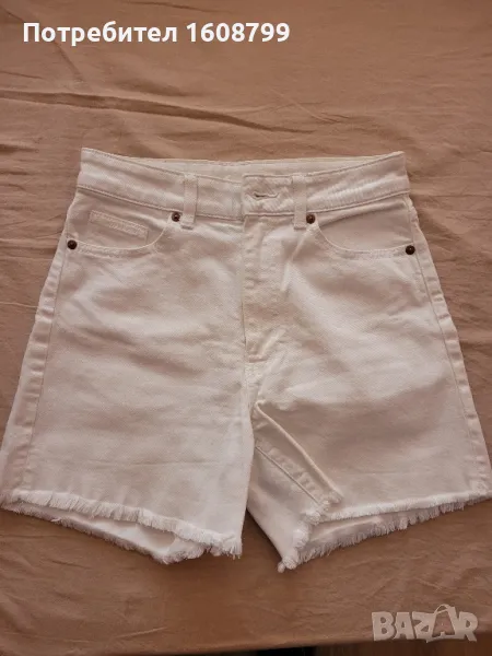Дамски дънкови къси панталони H&M, снимка 1