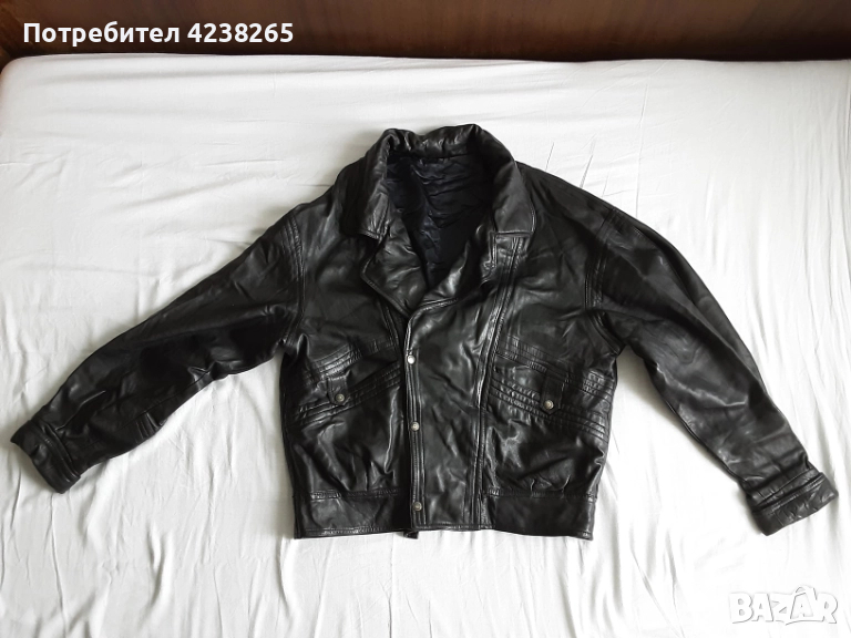 кожено яке "Pierrot Le Loup"  Paris черно, естествена кожа, снимка 1