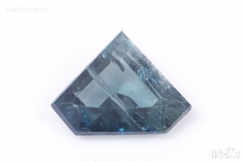 Син сапфир 0.67ct нетретиран fancy шлифовка Австралия, снимка 1